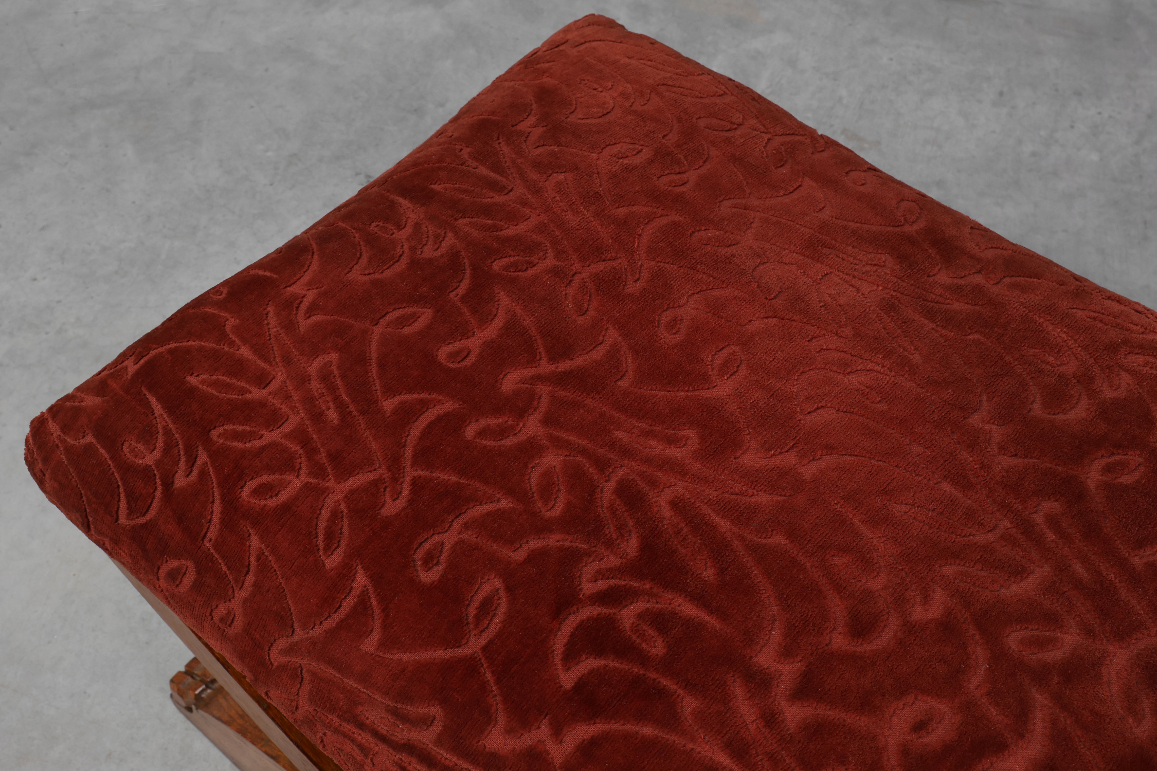 Pair of Flemish Gothic Revival Oak Footstools, Belgium, 19th Centurythumbnail